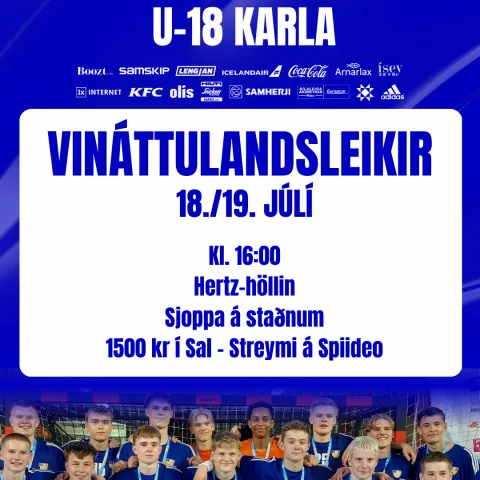 VINÁTTULANDSLEIKIR U-18